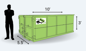 Dimensions of a 6 Yard Dumpster